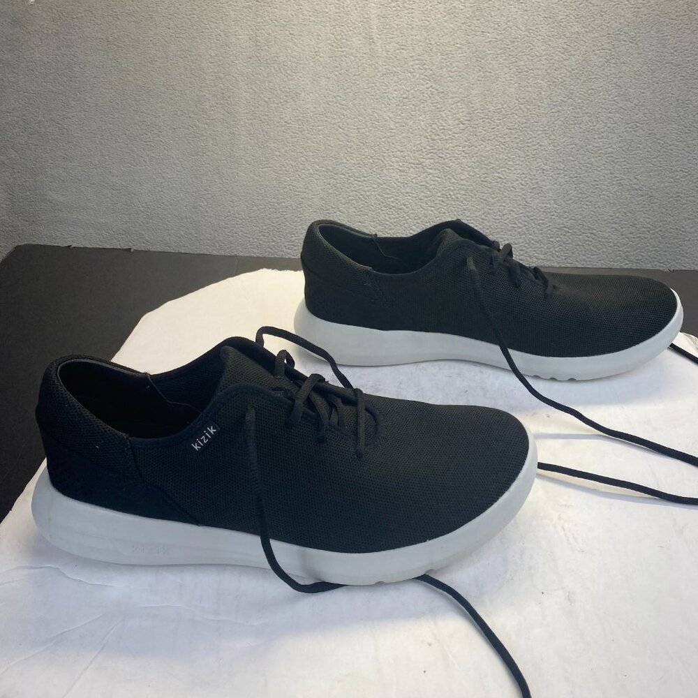 Kizik Madrid Eco-Knit Black  Athletic Shoe Unisex Womens 13.5 Mens 12 Comfort